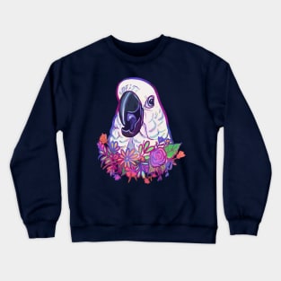 Pretty Cockatoo - Neon Floral Crewneck Sweatshirt